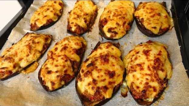 Video Como hacer berenjenas al horno rellenas de carne picada ¡Receta de bereneja rellena! auf Deutsch