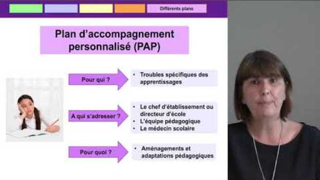 Video 9 - Vers une école inclusive - Quels plans pour qui ? in English