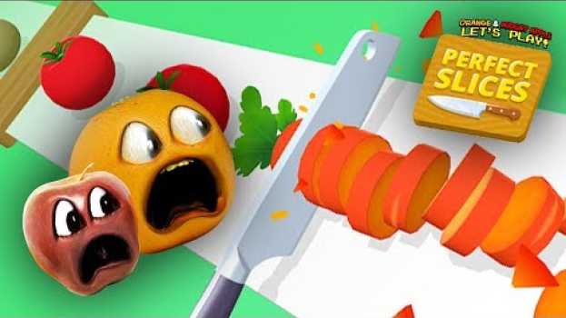 Video SLICING OUR FRIENDS! 😮(AO and MA play Perfect Slices) em português